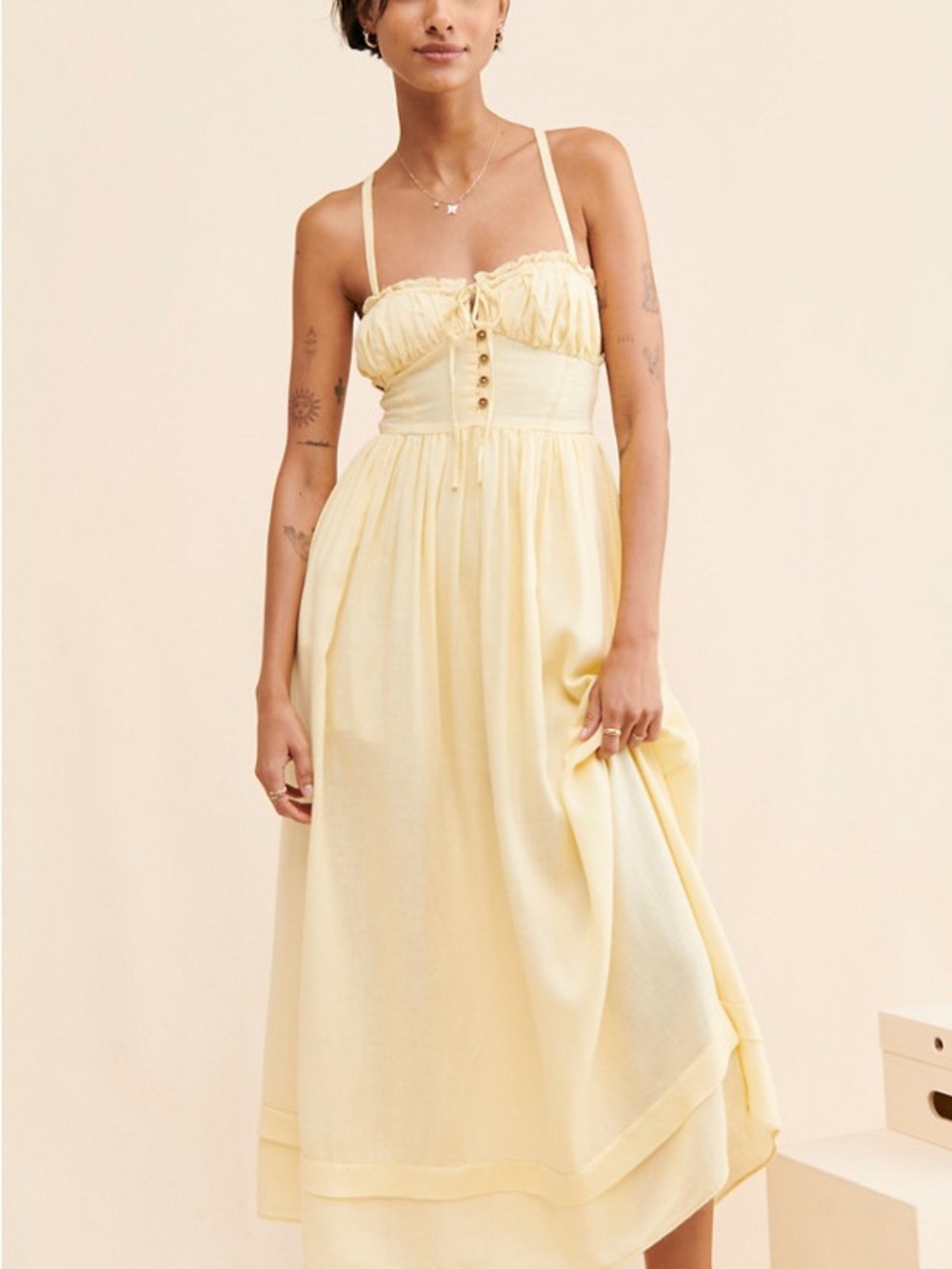 Yellow dress
